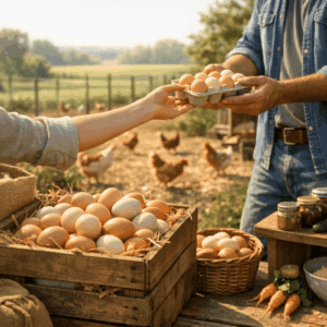 Eier regional kaufen - Frische Hofläden direkt vor Ort