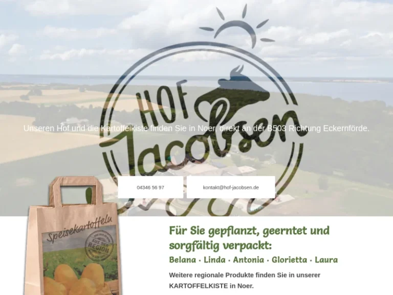 Kartoffelkiste – Hof Jacobsen - Schleswig-Holstein in Noer