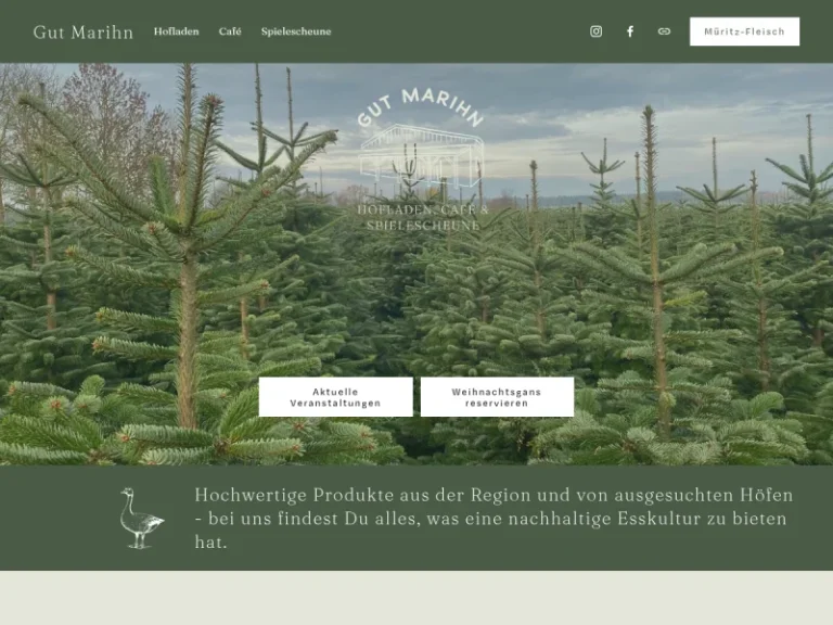 Gut Marihn – Hofladen, Café & Spielescheune - Mecklenburg-Vorpommern in Penzlin