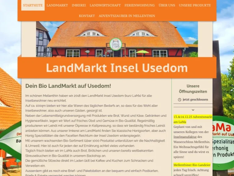 LandMarkt Insel Usedom - Mecklenburg-Vorpommern in Mellenthin