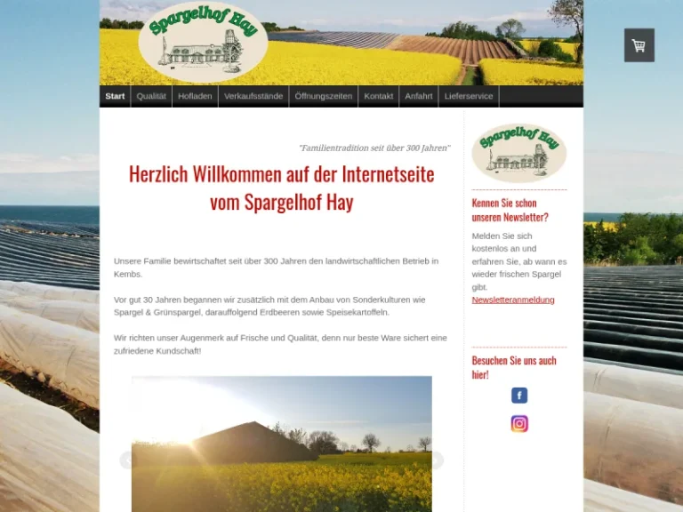Spargelhof Hay - Schleswig-Holstein in Gremersdorf