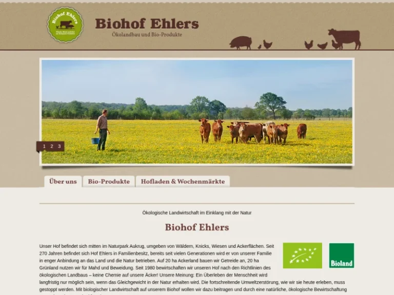 Bio Hofladen Ehlers– Christiane und Reimer Ehlers - Schleswig-Holstein in Nindorf