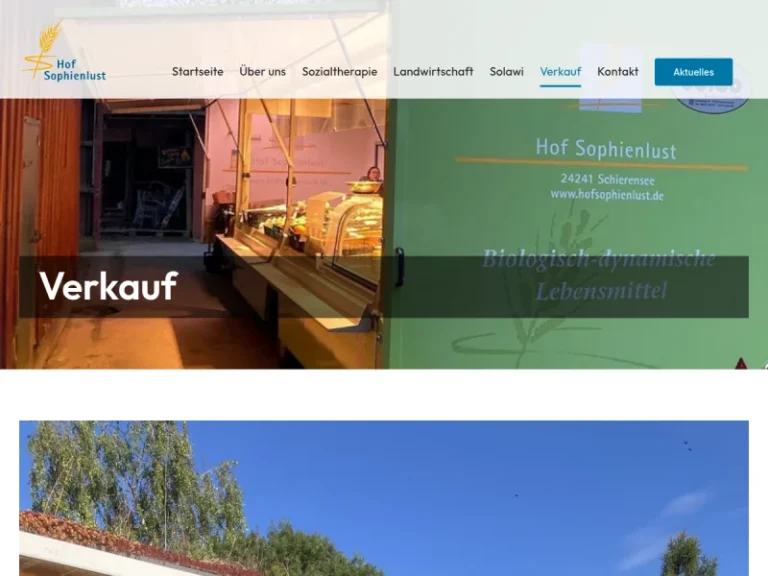 SB-Hofladen Sophienlust - Schleswig-Holstein in Schierensee