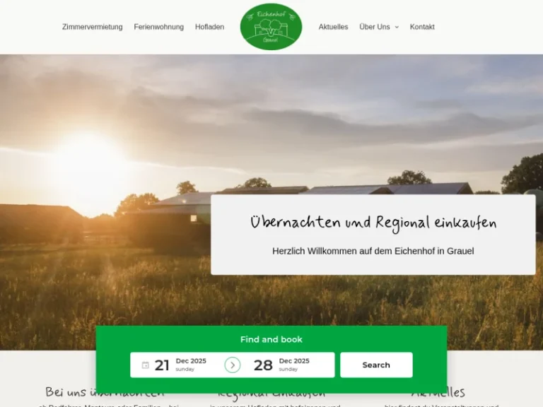 Eichenhof Grauel/Ferienwohnung+Hofladen - Schleswig-Holstein in Grauel