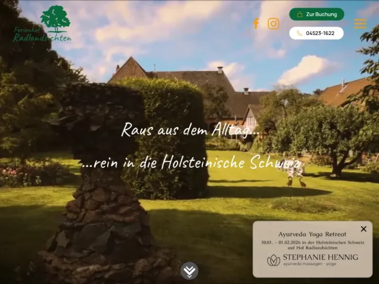 Ferienhof Radlandsichten - Schleswig-Holstein in Malente