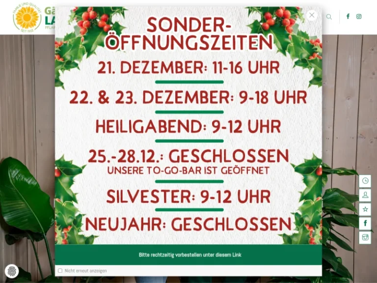 Gärtnerei Langfeldt - Schleswig-Holstein in Lütjenburg