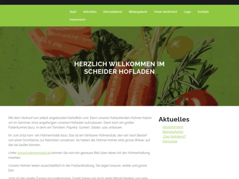 Scheider Hofladen (und 24h Eierautomat) - Nordrhein-Westfalen in Lohmar