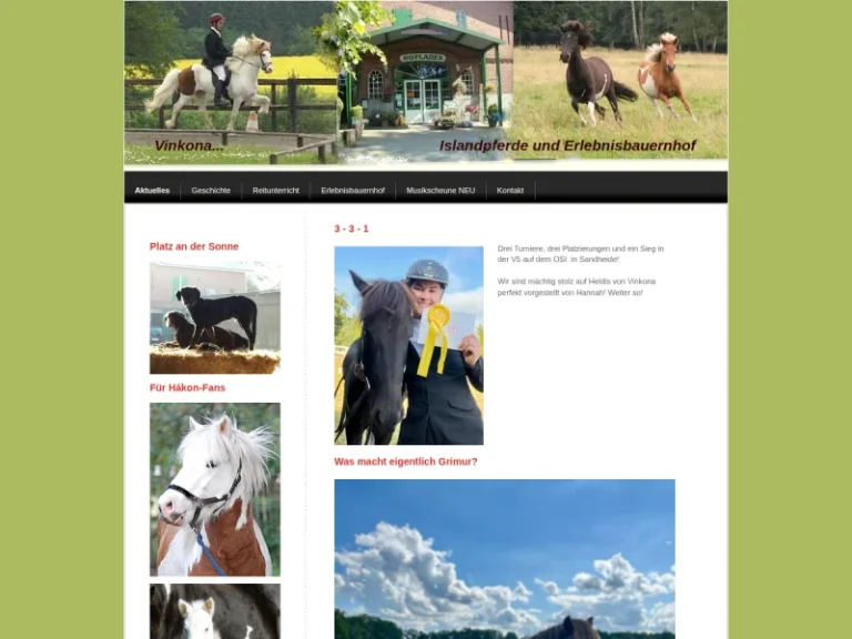 Hofladen Brandt Islandpferde- & Erlebnisbauernhof Vinkona - Schleswig-Holstein in Ehndorf