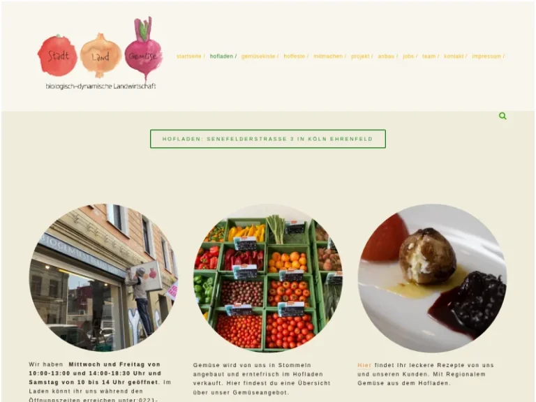 Stadt Land Gemüse - Nordrhein-Westfalen in Köln