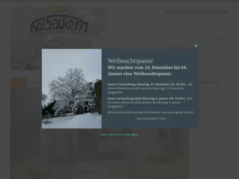 Hof Sackern Laden GbR - Nordrhein-Westfalen in Wetter (Ruhr)