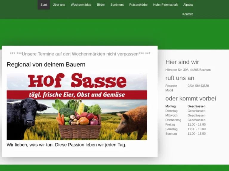 Hof Sasse - Nordrhein-Westfalen in Bochum