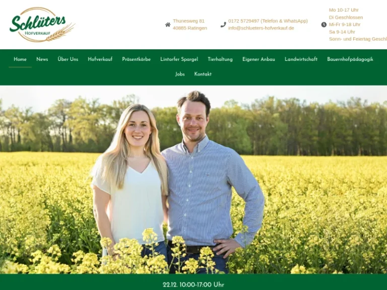 Schlüters Hofverkauf GbR - Nordrhein-Westfalen in Ratingen
