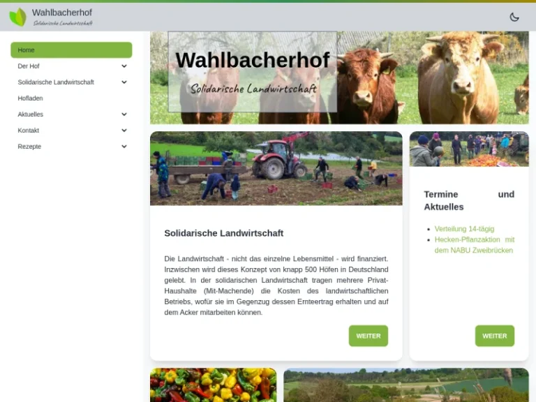 Wahlbacherhof – Naturkost Hofladen Nafziger - Rheinland-Pfalz in Contwig