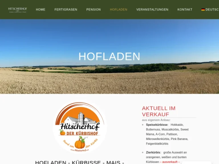 Kürbishof Hitscherhof – Daniel Fischer - Rheinland-Pfalz in Maßweiler