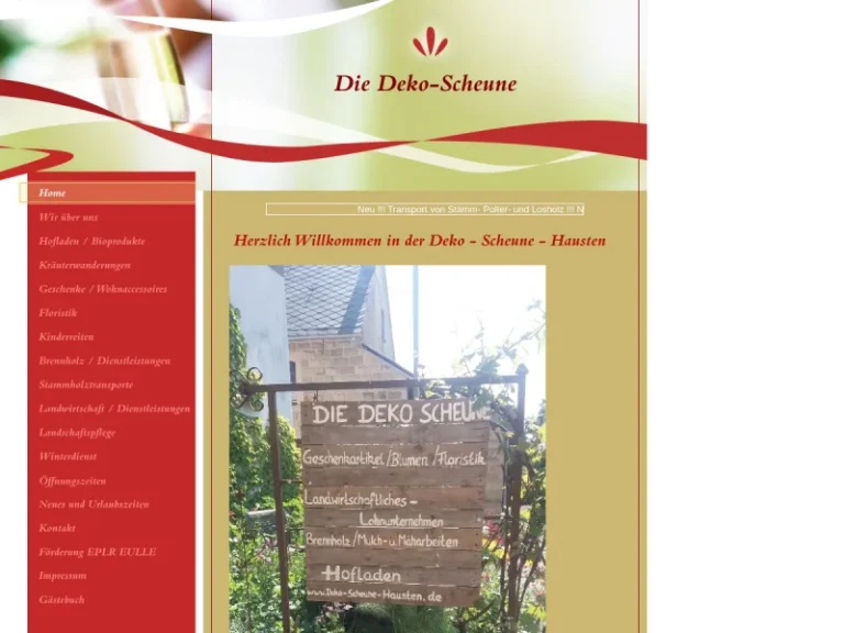 Die Deko – Scheune Hofladen - Rheinland-Pfalz in Hausten