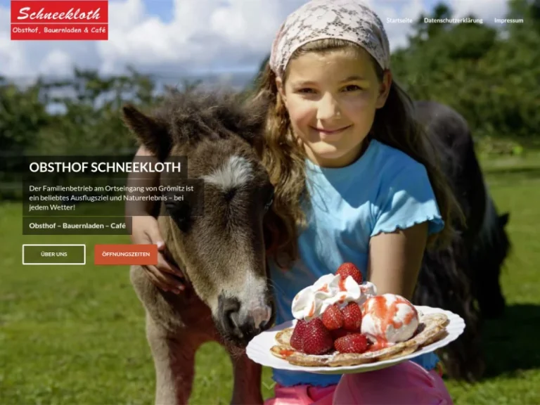 Hofcafé Obsthof Schneekloth - Schleswig-Holstein in Grömitz