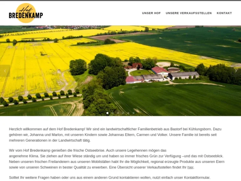 MARKTHÜTTE Regiomat Hof Bredenkamp - Mecklenburg-Vorpommern in Bastorf