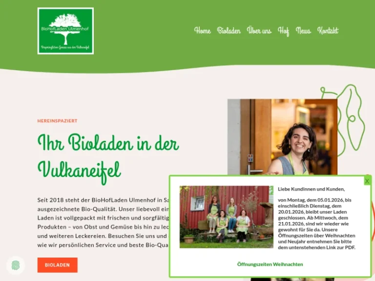 BioHofLaden Ulmenhof - Rheinland-Pfalz in Sarmersbach