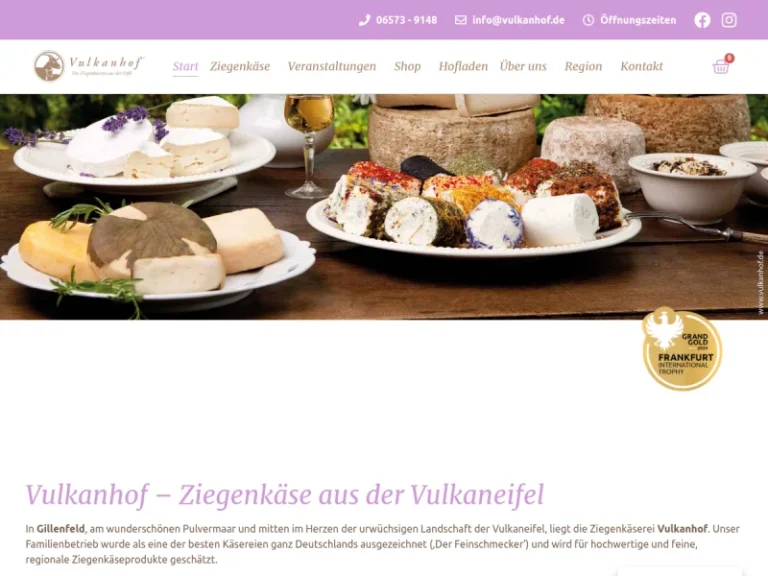 Vulkanhof Ziegenkäserei - Rheinland-Pfalz in Gillenfeld