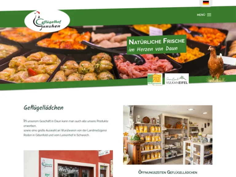 Janshen-Geflügellädchen - Rheinland-Pfalz in Daun