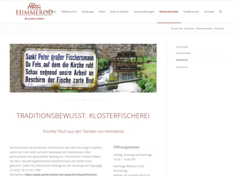 Himmeroder Klosterfischerei Weber & Weber GbR - Rheinland-Pfalz in Großlittgen