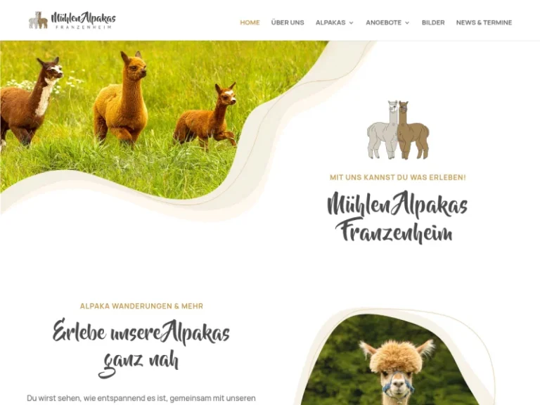 Mühlen Alpakas Franzenheim - Rheinland-Pfalz in Franzenheim