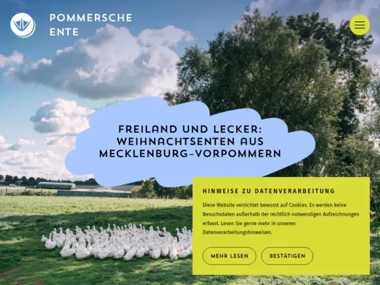 Pommersche Ente - Mecklenburg-Vorpommern in Zarnewanz