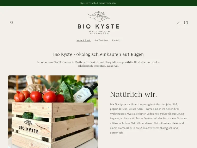 Bio Kyste – Ökologisch einkaufen - Mecklenburg-Vorpommern in Putbus