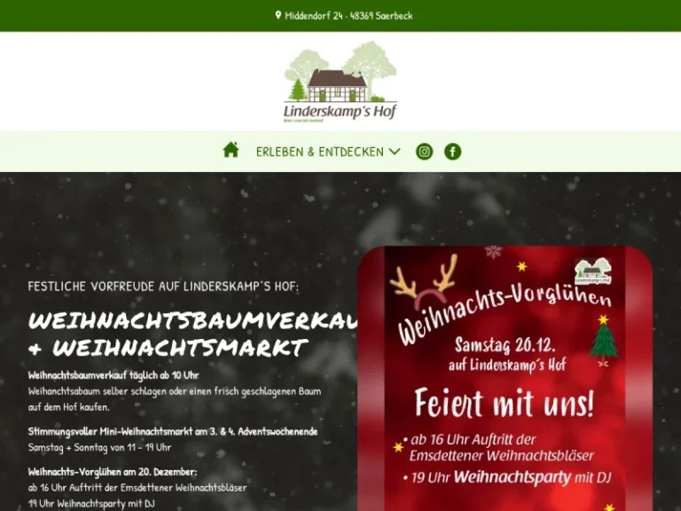 Linderskamp’s Hof - Nordrhein-Westfalen in Saerbeck