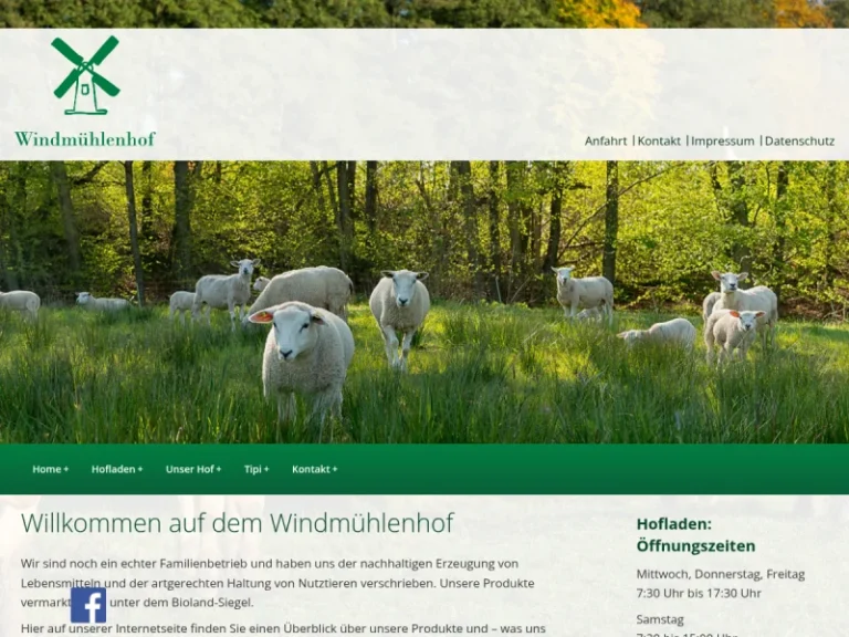 Bioland Windmühlenhof Fam. Neyer, Hofladen - Nordrhein-Westfalen in Tecklenburg