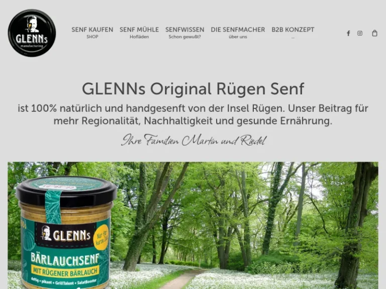 GLENNs Manufaktur & SENF MÜHLE - Mecklenburg-Vorpommern in Bergen auf Rügen