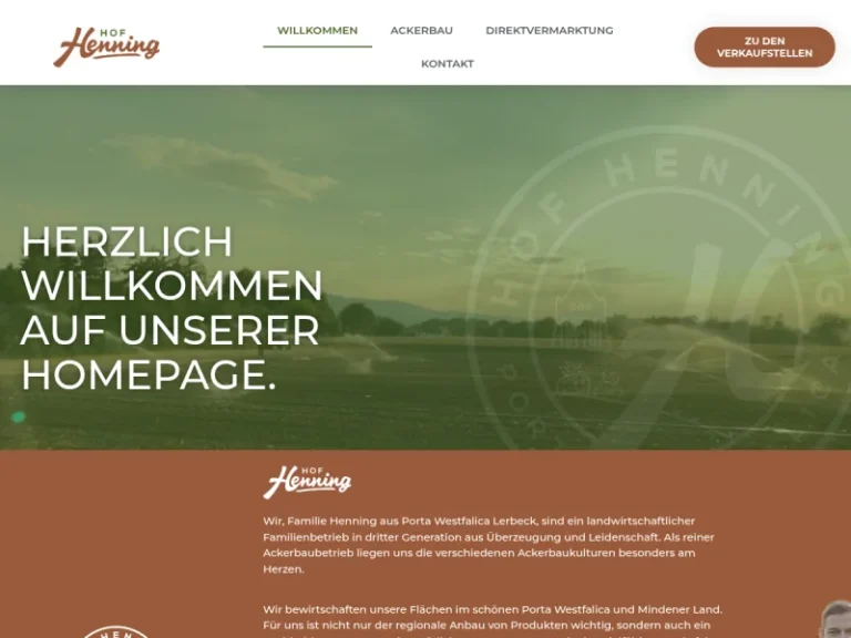 Hof Henning - Nordrhein-Westfalen in Porta Westfalica