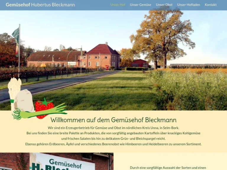 Obst- & Gemüsehof Hubertus Bleckmann - Nordrhein-Westfalen in Selm