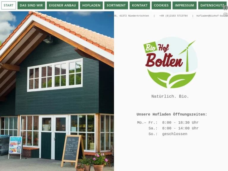 Bioland Hof Bolten (Hofladen und Landwirtschaft) - Nordrhein-Westfalen in Niederkrüchten