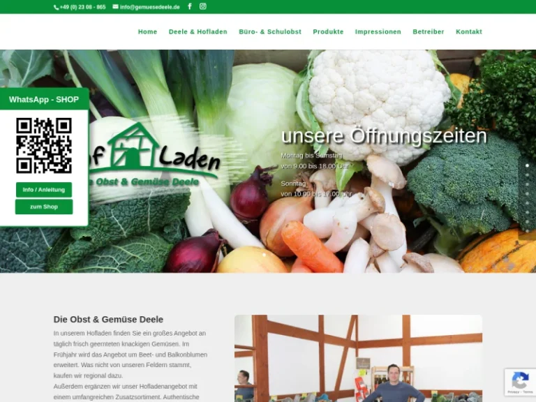 Die Obst- & Gemüse Deele - Nordrhein-Westfalen in Unna