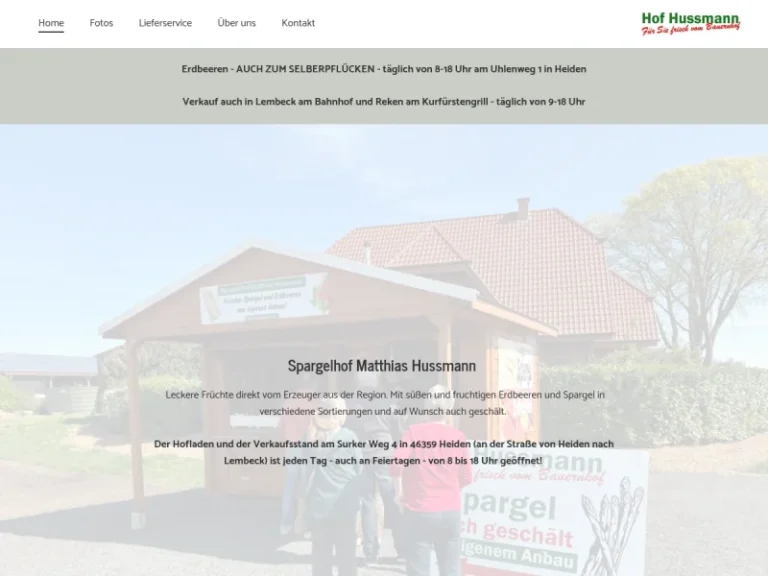 Gemüsehof Matthias Hussmann - Nordrhein-Westfalen in Heiden