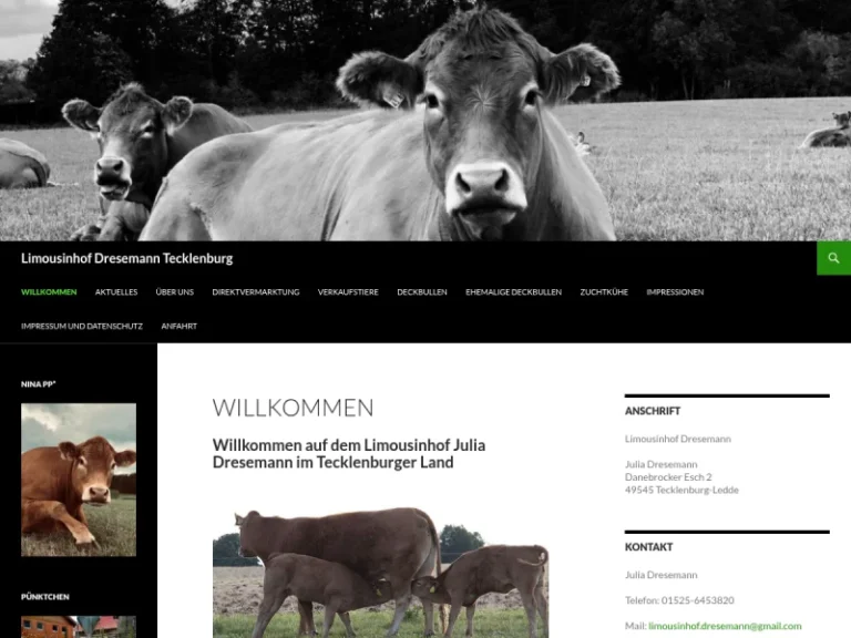Limousinhof Dresemann - Nordrhein-Westfalen in Tecklenburg