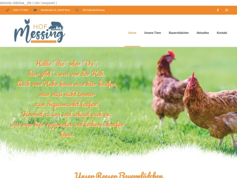 Hof Messing / Reeser Bauernlädchen - Nordrhein-Westfalen in Rees