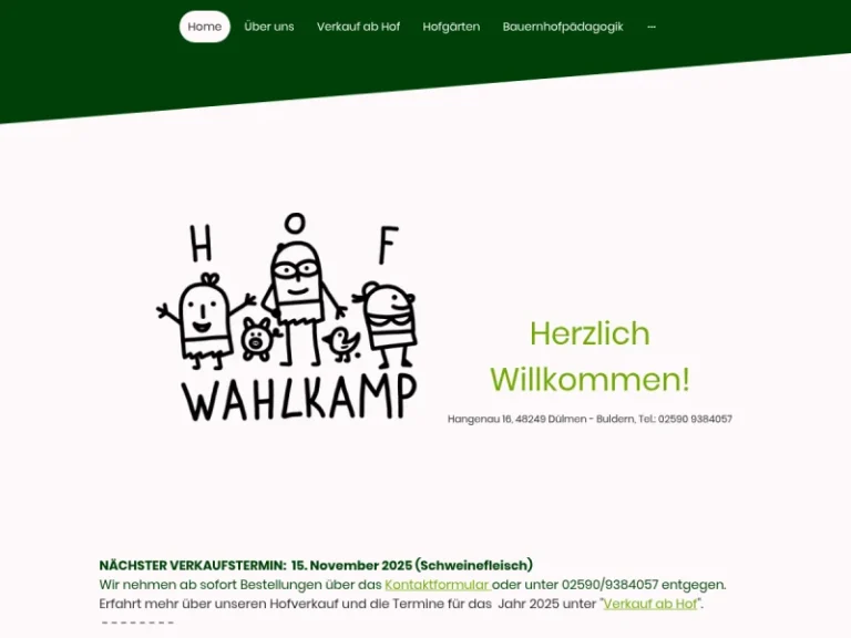 Hof Wahlkamp - Nordrhein-Westfalen in Dülmen