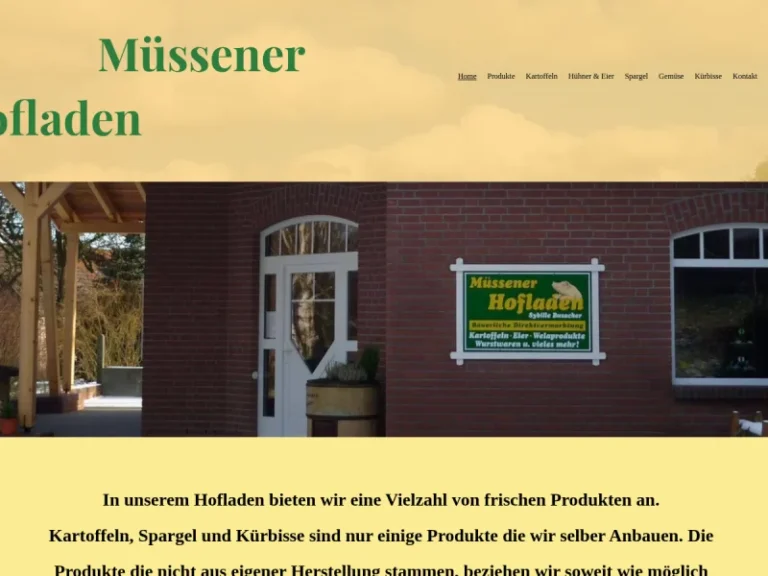 Müssener Hofladen - Schleswig-Holstein in Müssen