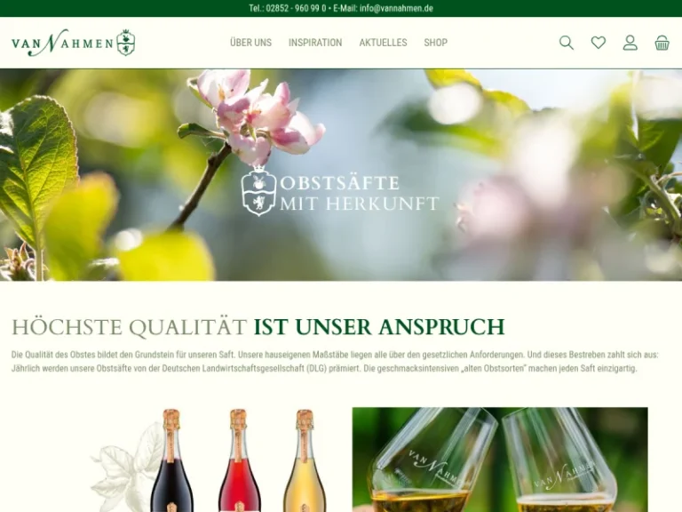Obstkelterei van Nahmen GmbH & Co. KG - Nordrhein-Westfalen in Hamminkeln