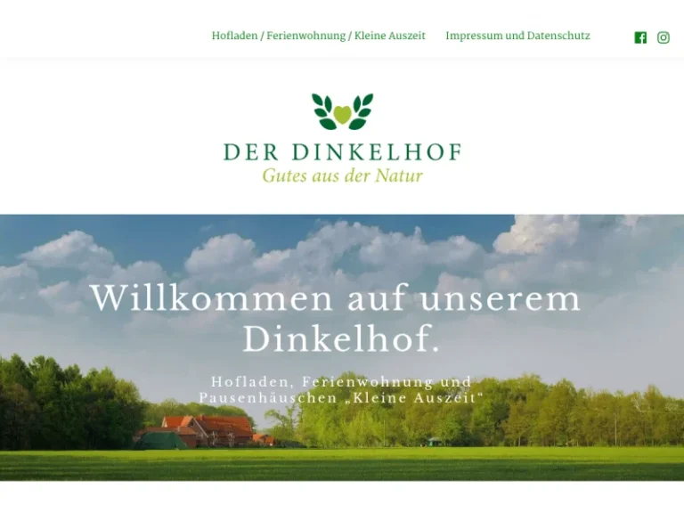Der Dinkelhof der Familie Dinkheller: Hofladen, Ferienwohnung & Pausenhäuschen - Nordrhein-Westfalen in Lüdinghausen