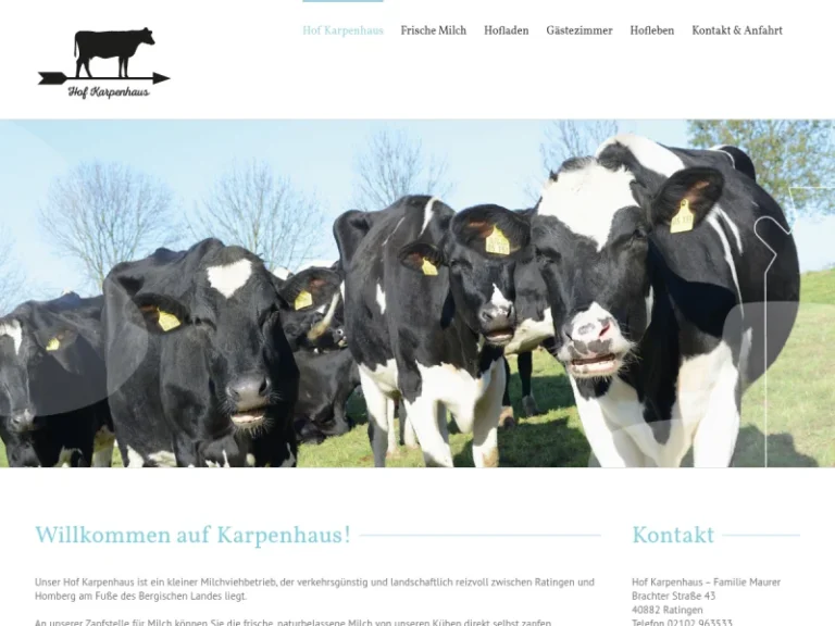 Hof Karpenhaus – Hofladen (Christoph Maurer) - Nordrhein-Westfalen in Ratingen
