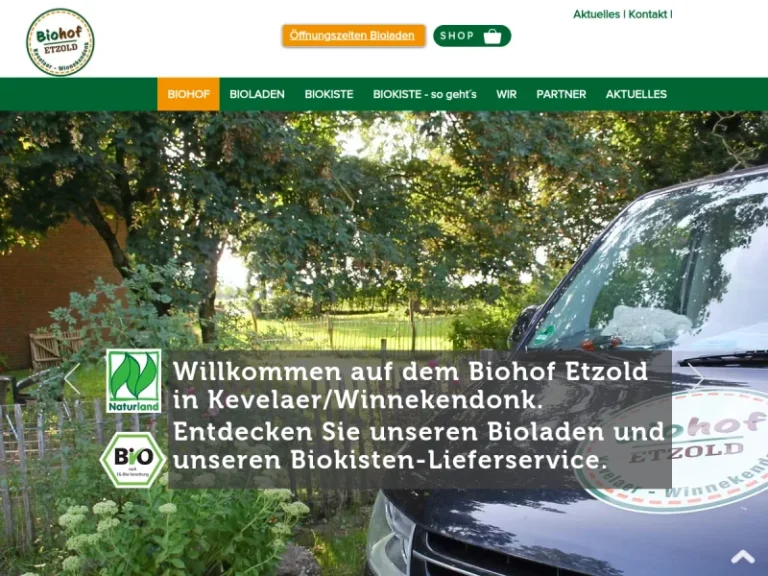Biohof Etzold – Bioladen & Biolieferservice - Nordrhein-Westfalen in Kevelaer