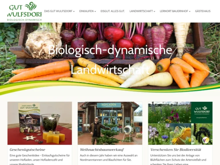 Bio-Hofladen Gut Wulfsdorf - Schleswig-Holstein in Ahrensburg