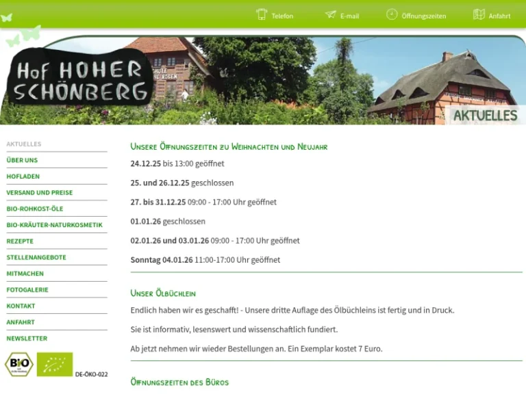 Mein Guter Bauernhof Bio Hofladen - Mecklenburg-Vorpommern in Kalkhorst