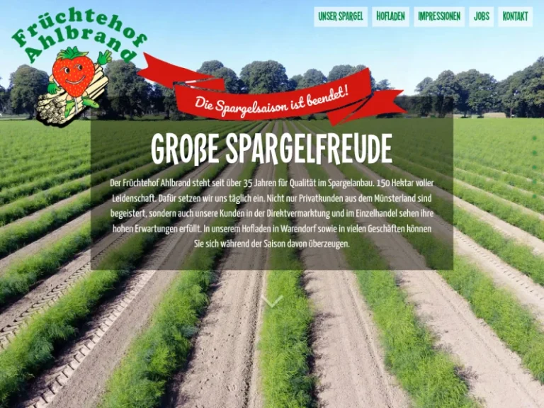 Früchtehof Ahlbrand - Nordrhein-Westfalen in Warendorf