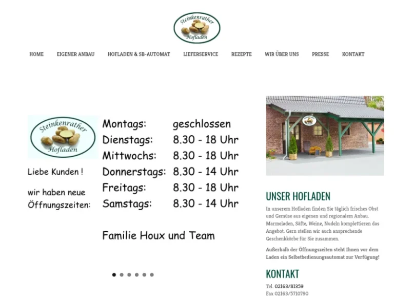 Steinkenrather Hofladen - Nordrhein-Westfalen in Niederkrüchten