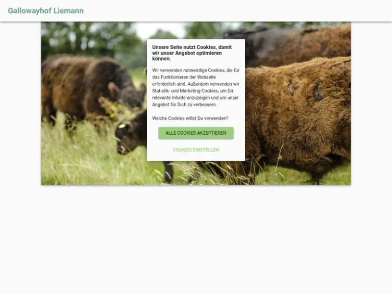 Galloway Hofladen - Nordrhein-Westfalen in Velen