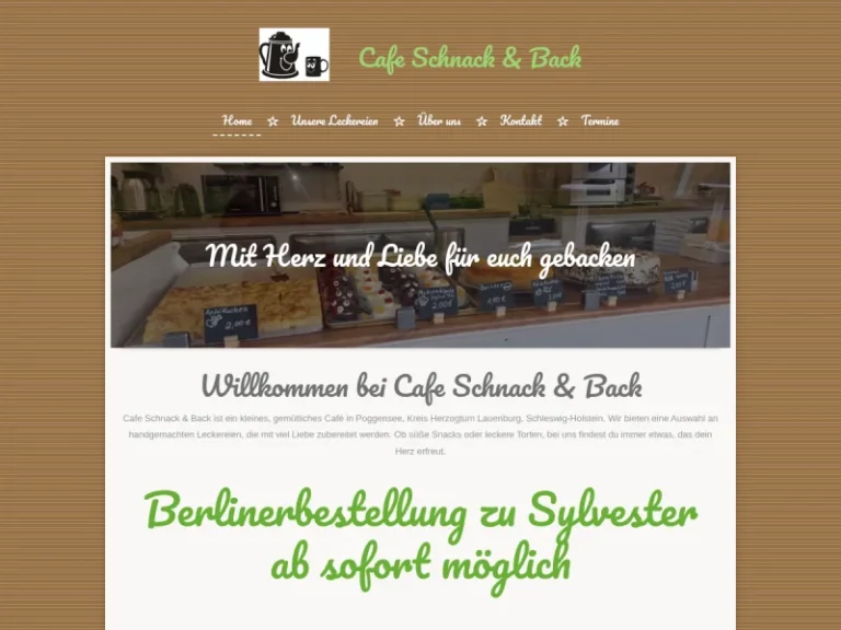 Schnack und Back - Schleswig-Holstein in Poggensee